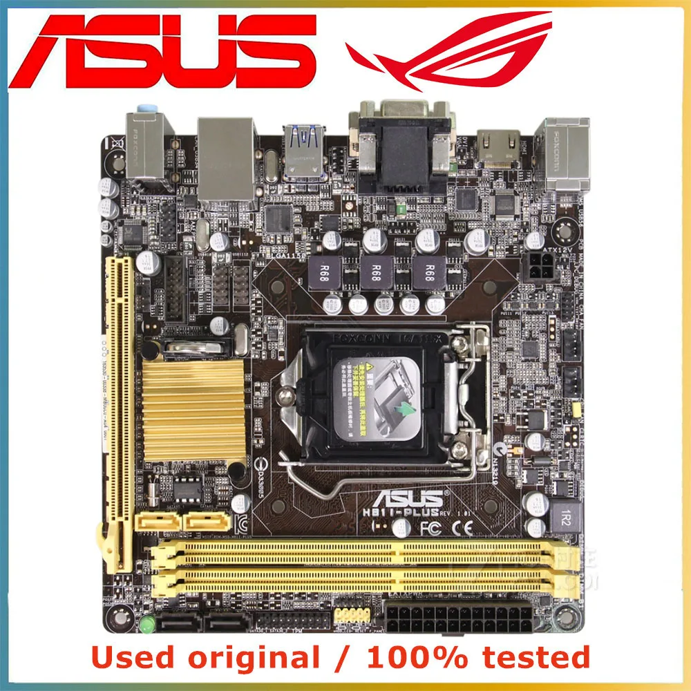 

Материнская плата MINI ITX для компьютера ASUS, материнская плата LGA 1150 DDR3 16 ГБ для Intel H81, материнская плата для настольного компьютера SATA III PCI-E 3,0 X16