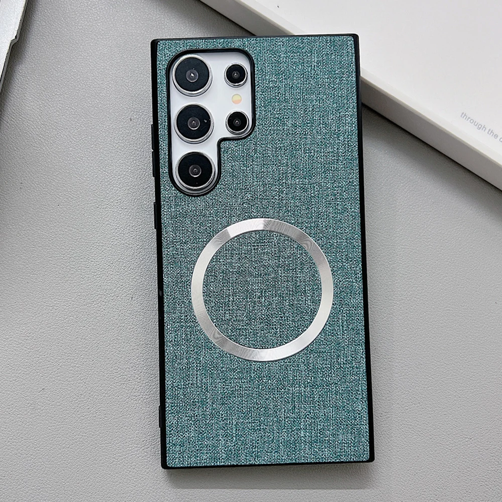 Luxury Magnetic Wireless Charging Phone Case Cover