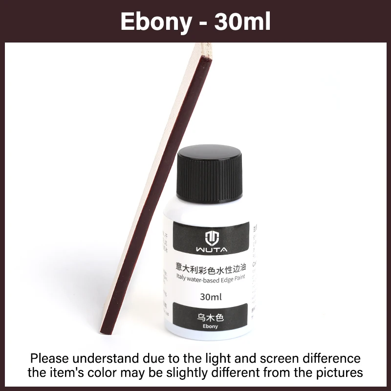 Professional Leather Edge Paint - 30ml | Dye & Finish for DIY Craft & Shoe Projects