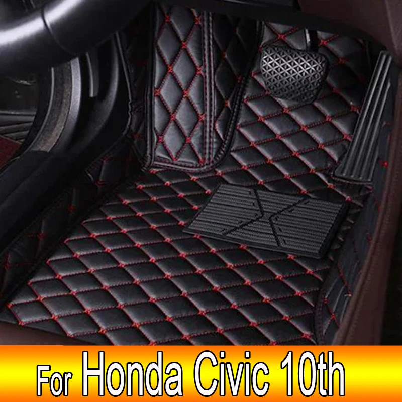 

For Honda Civic 10th 2021 2020 2019 2018 2017 2016 Car Floor Mats Carpets Auto Interior Accessories Covers Automotive Vehicles