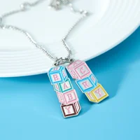 “CRY BABY” Pendant Necklace Popular Singer Melanie and Martinez Music Albums Periphery Enamel Pendant Fans Jewelry 1