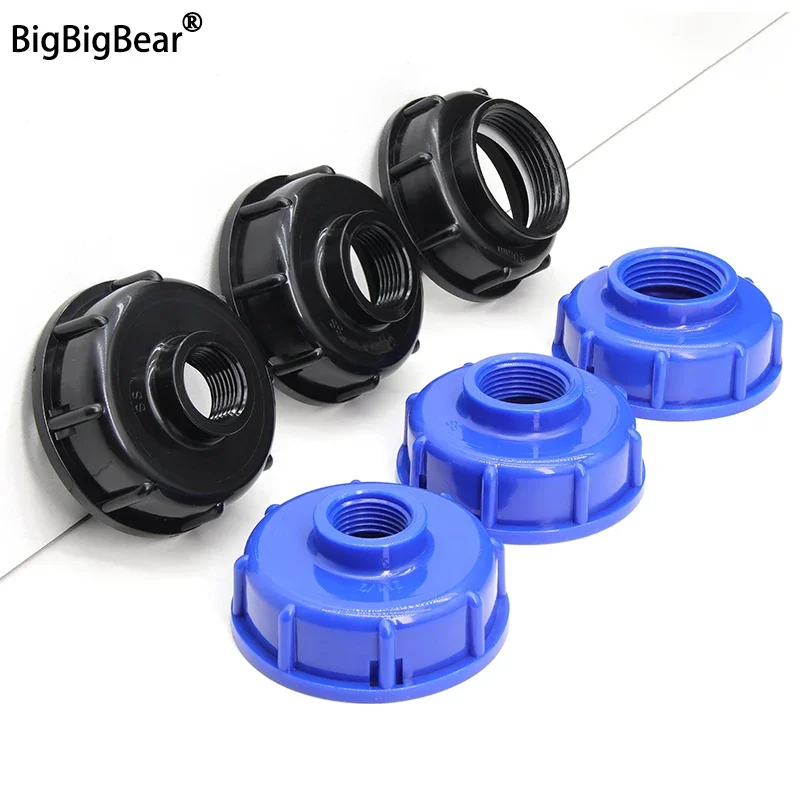 

IBC Ton Barrel Valve Adapter Cover S60 Thread Cap 1/2" 3/4" 1" Garden Irrigation Valve Fitting Connector Food Grade