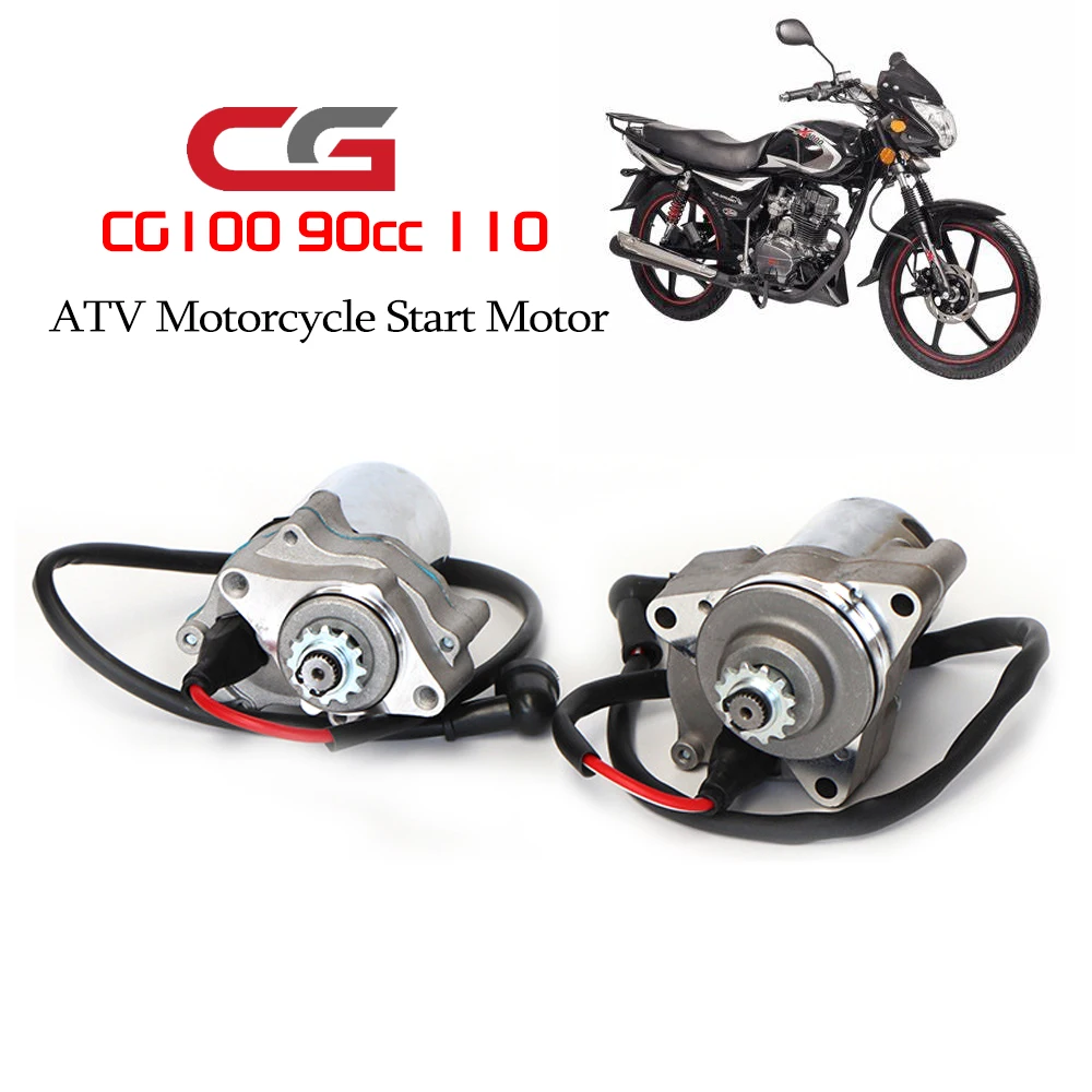 ATV Motorcycle Motor Start 3-hole 2-hole Motor CG100 90cc 110 Start Motorcycle