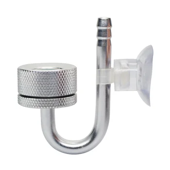 Aquarium CO2 Diffuser with Suction Cup Fish Tank CO2 Bubble Atomizer Reactor Solenoid Regulator Atomizer Aquarium CO2 Equipment