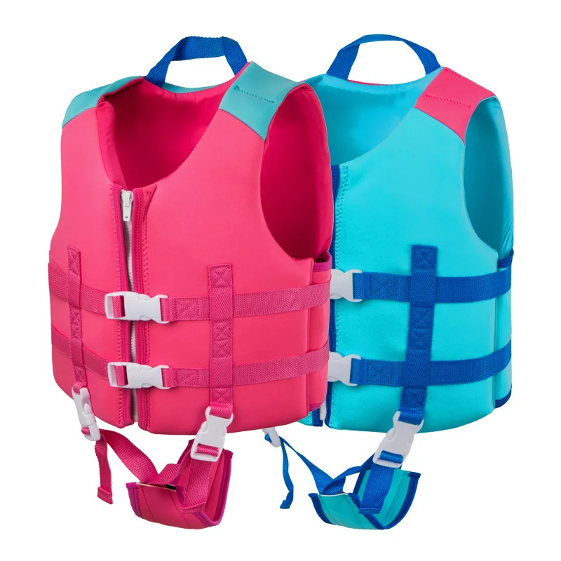 1PC Kids Life Vest Jacket Swimming Practice Beginner Neoprene Foam