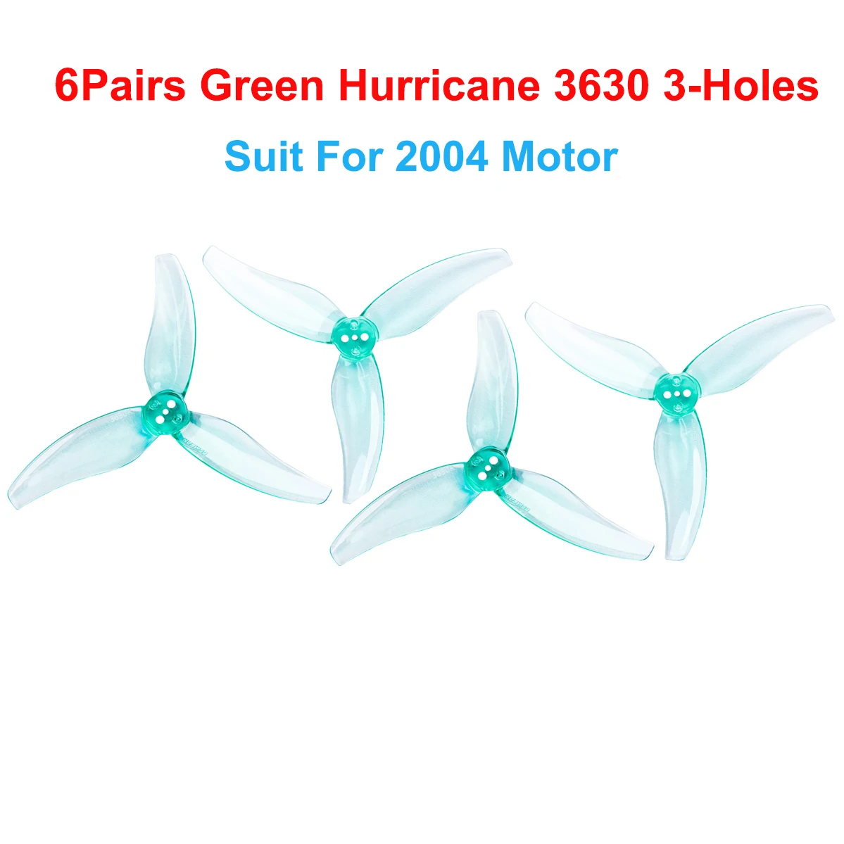 GEMFAN Hurricane Series 3-Blade FPV Racing Drone Propellers - CW/CCW