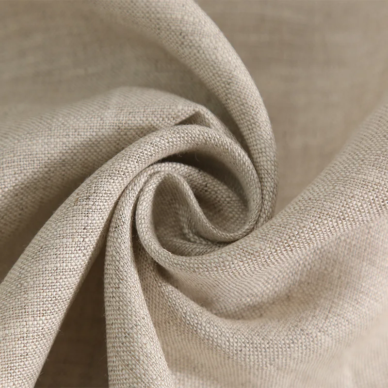 Linen fabric fabric for sewing natural pure thick 190g lino for shirt dress man woman garment sewing by meter