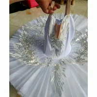 Classic Professional Ballet Tutu Adult Kids White Swan Lake Pancake Tutu Ballerina Party Dance Costume Ballet Dress Girls Women - Image 3