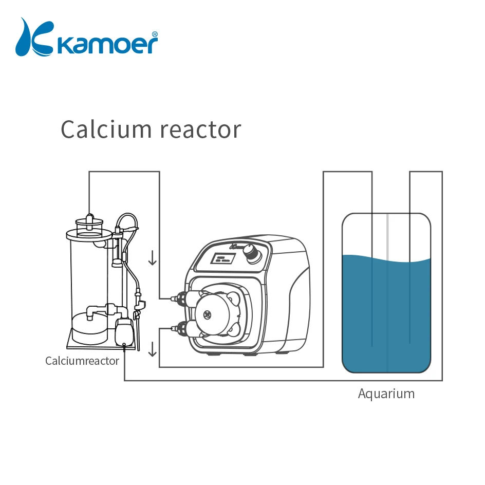 Kamoer X1 PRO T2 WiFi Dosing Pump With KPAS100 Peristaltic Pump For Aquarium Supporting iOS And Android Controlling 110ml/Min 6