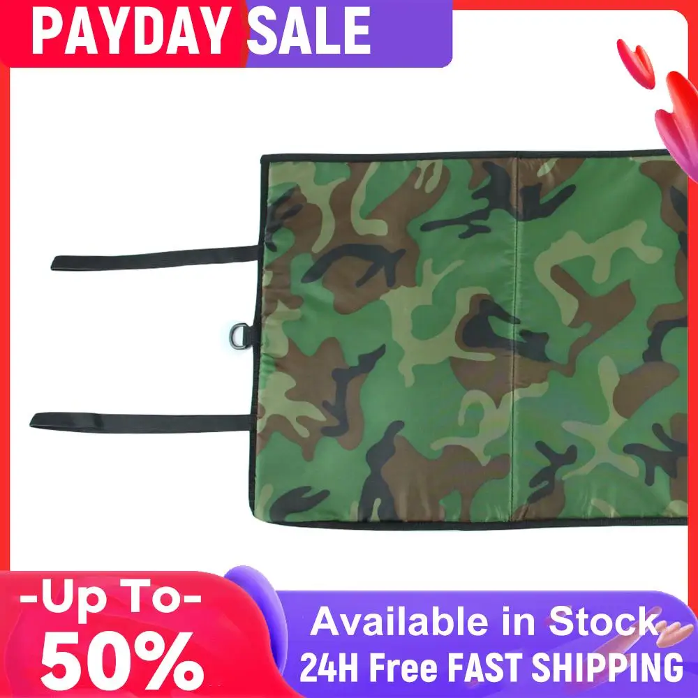 Tapis de décrochage pêche en toile Oxford pliable - Accessoire rembourré pour carpiste