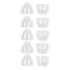 Transparent Plastic Egg Shaped Container for Makeup Sponge - Portable for cosplay and for stud Earrings 2