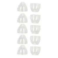 Transparent Plastic Egg Shaped Container for Makeup Sponge - Portable for cosplay and for stud Earrings 2