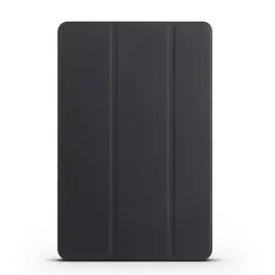 Premium Magnetic Trifold PU Leather Stand Cover for OPPO Pad5 12.1inch (Black)
