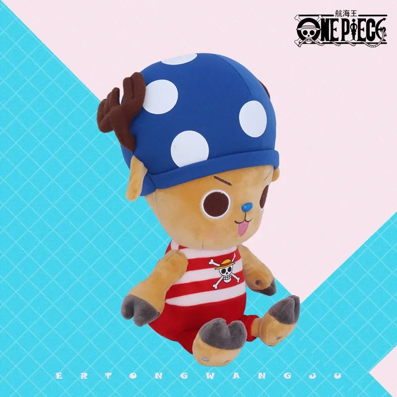 thumbnail image 1 of Original Full Size Anime One Piece Plush Figure Kawaii Luffy Chopper Plush Doll Soft Stuffed Toy kids Birthday Gift Xmas Gift, 1 of 5