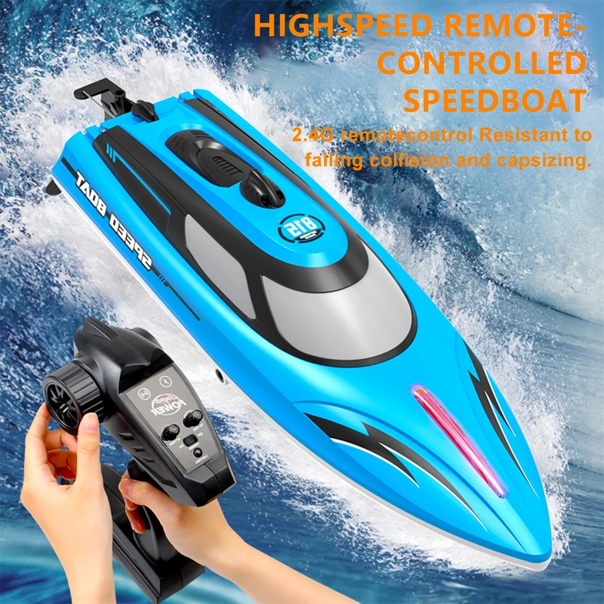 hj815-remote-control-ship-electric-toy-large-high-speed-speedboat-high-power-waterproof-launching-ship-model-children's-toy-gift