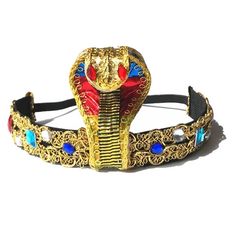 Snake Egyptian Headband Punk Hair Hoop Adult Headband Cosplay Hairband