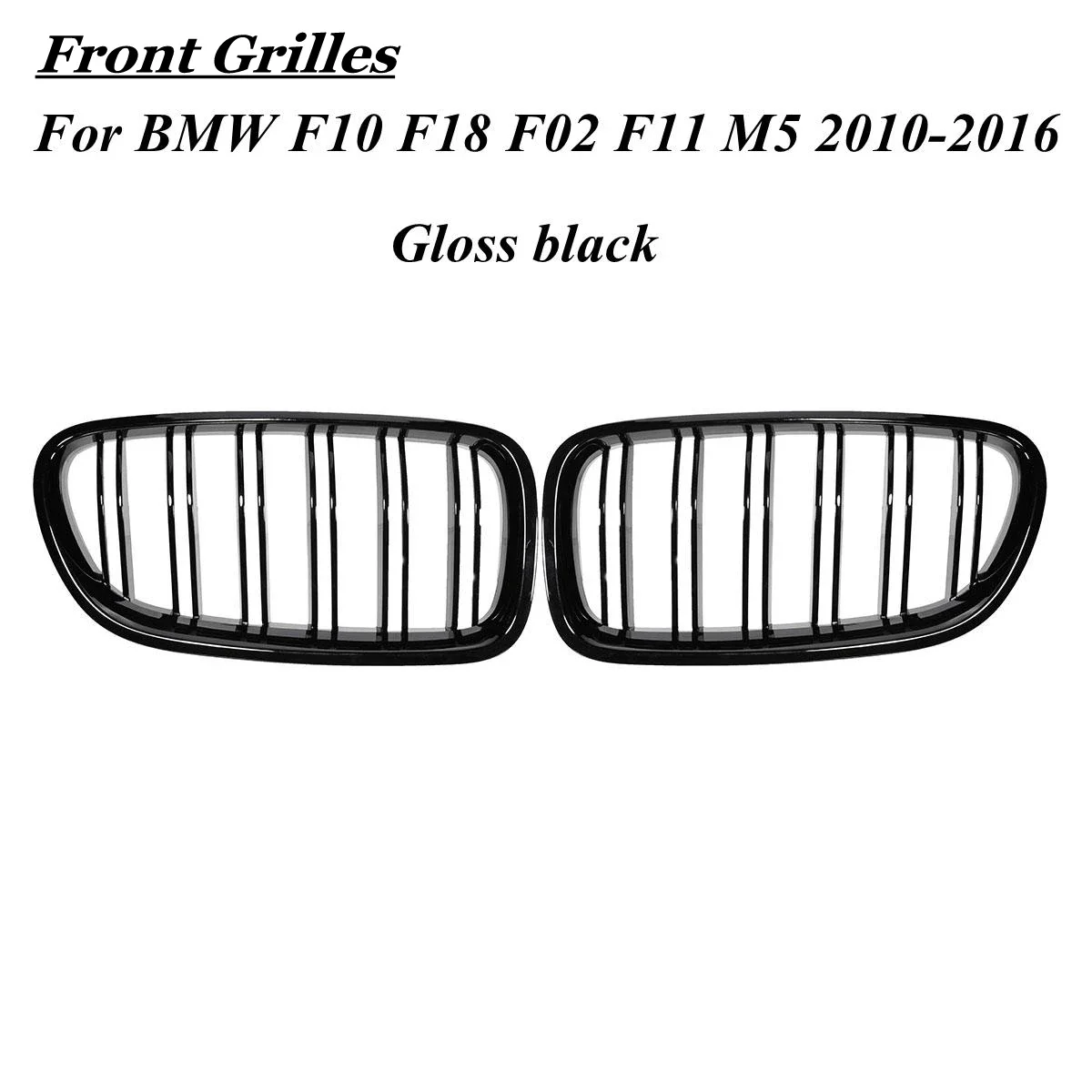 Grelha dianteira do rim do carro Grill Para BMW Série 5 F10 F11 F18 520d 530d 540i 2010 2011 2012 2013 2014 2015 2016 2017 Racing Grill