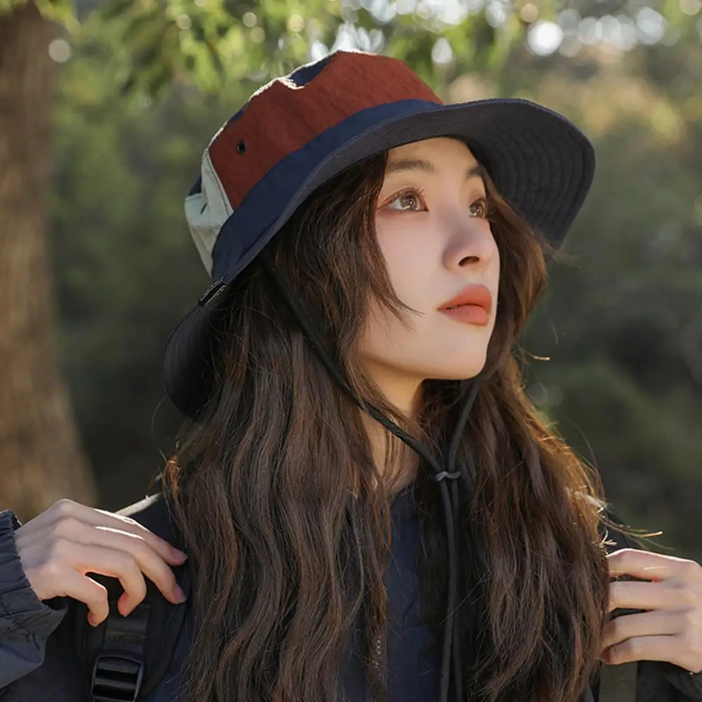 Japanese Quick-drying Packable Hat Fisherman Hat for Women Summer Sun Hanging Bag Mountaineering Leisure Vacation Visor Basin sun hat fisherman hat sun protection hat