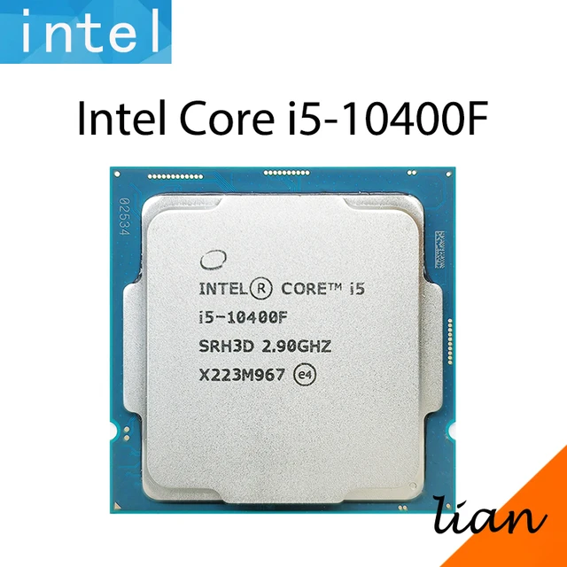 Intel Core i5-10400F i5 10400F 2.9 GHz Six-Core Twelve-Thread CPU