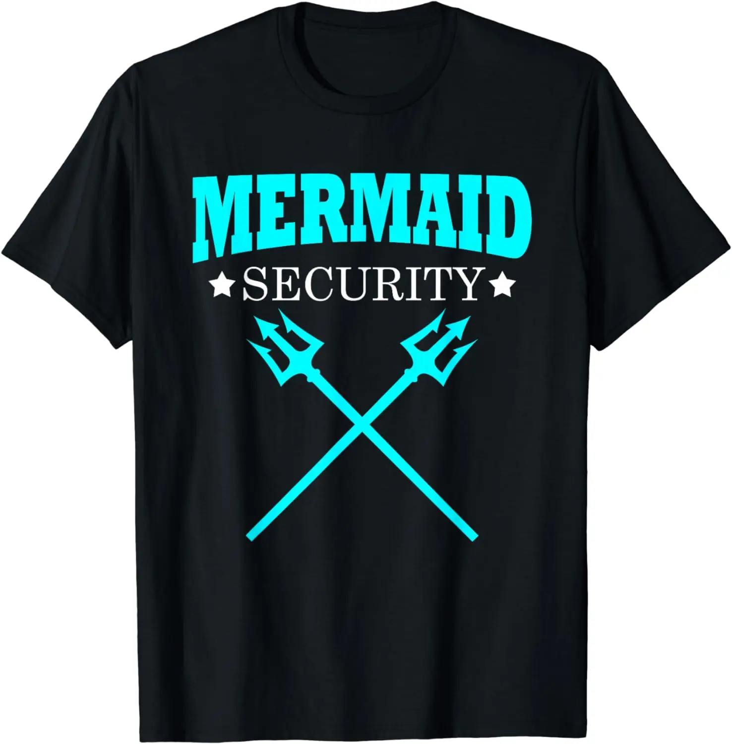 

Merman Mermaid Security T-Shirt FOR UNISEX Graphic T Shirts