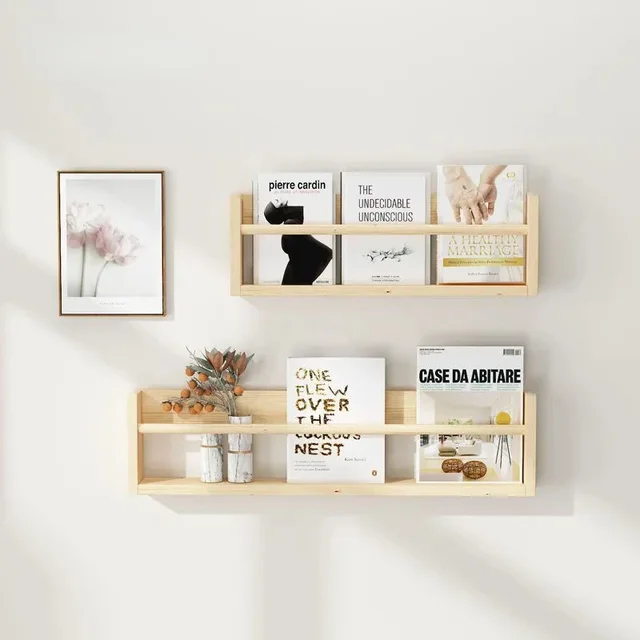 Deep Wood Floating Picture Ledge