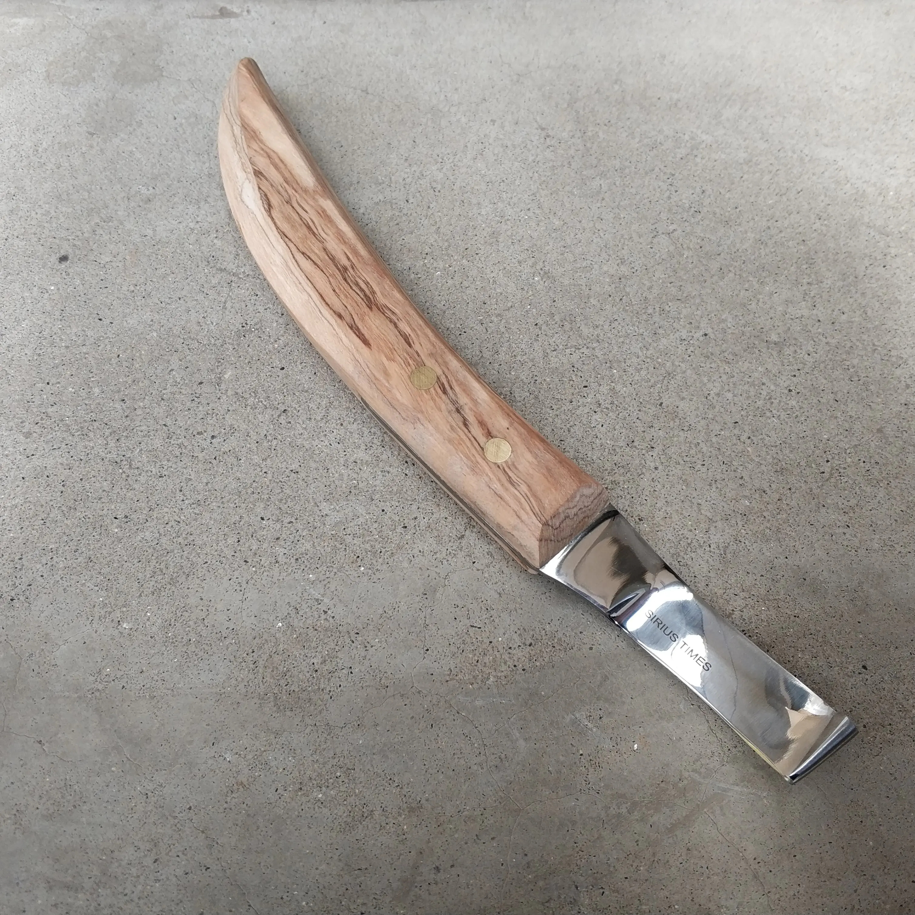 Right Or Left Hand Hoof Knife Wooden Handle,Farrier Tools, Hoof Trimming，Horseshoes Repairing Tools