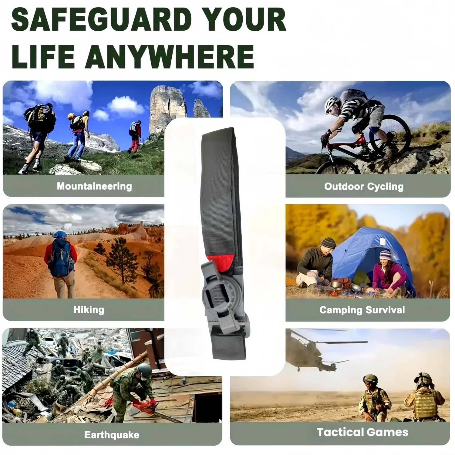 Rotating buckle Survival Tourniquet Metal Turnstile Tactical Combat Rotating Medical Emergency Strap Trauma for edc IFAK Gear