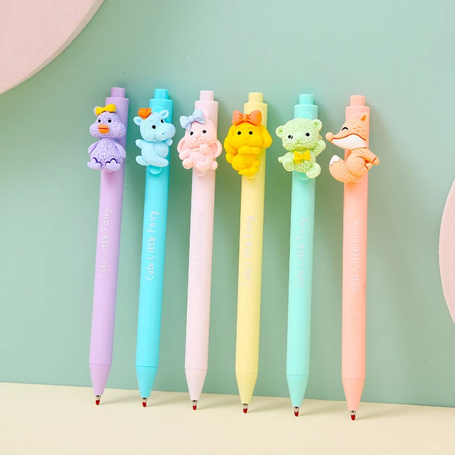 36 pcs/lot Creative Erasable Press Gel Pen Cute 0.5mm Colored Ink Pens Gift  Stationery Office School Supplies Wholesale - AliExpress