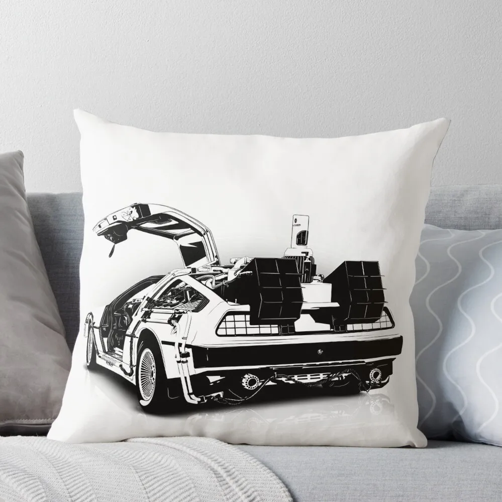 

Delorean Vector Throw Pillow Luxury Pillow Case Pillowcases For Pillows