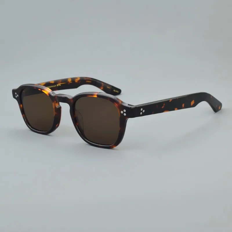 Luxusmarke Vintage Sonnenbrille für Herren und Damen 2026 Retro Handgefertigte Fahrerbrille Modische UV400 Damen Outdoor Acetat Sonnenbrille – Detail 12