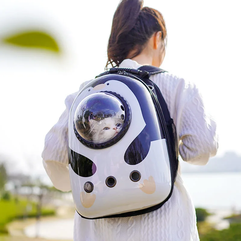 Fashion Outdoor Travel Cat Backpack Breathable Pet Shoulders Carrier Bag For Within 6 KG Cats