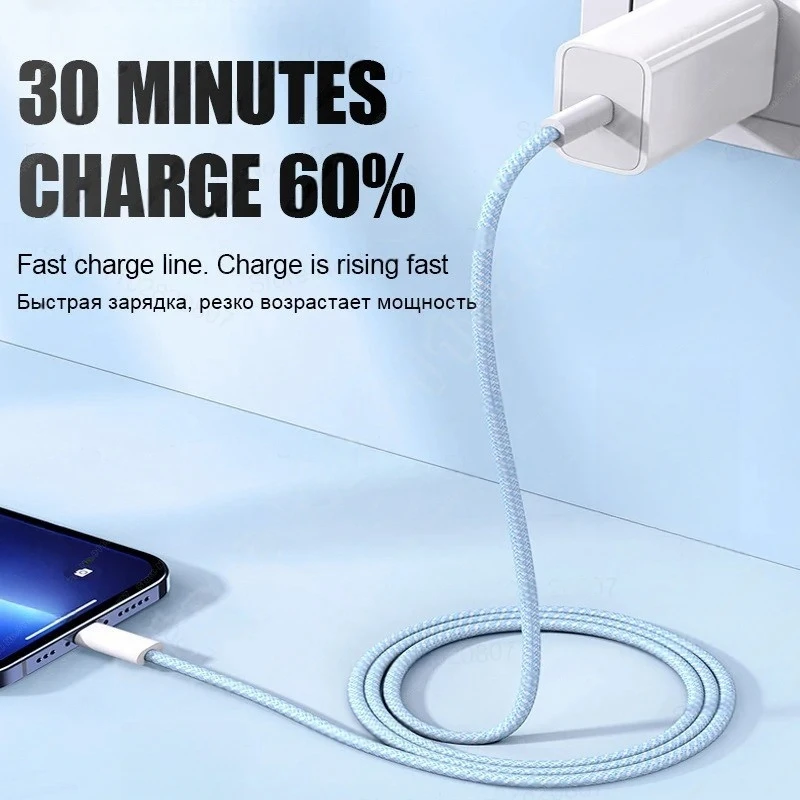 รูปสินค้า สายชาร์จ USB-C สำหรับ iPhone 15 Plus ชาร์จเร็ว 35W
