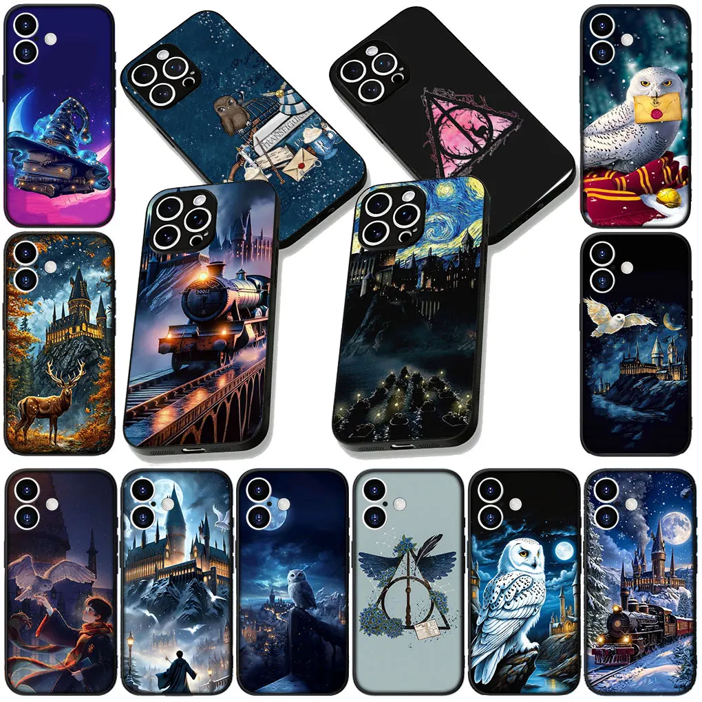 Harries Owl Wand Art Soft Phone Cover