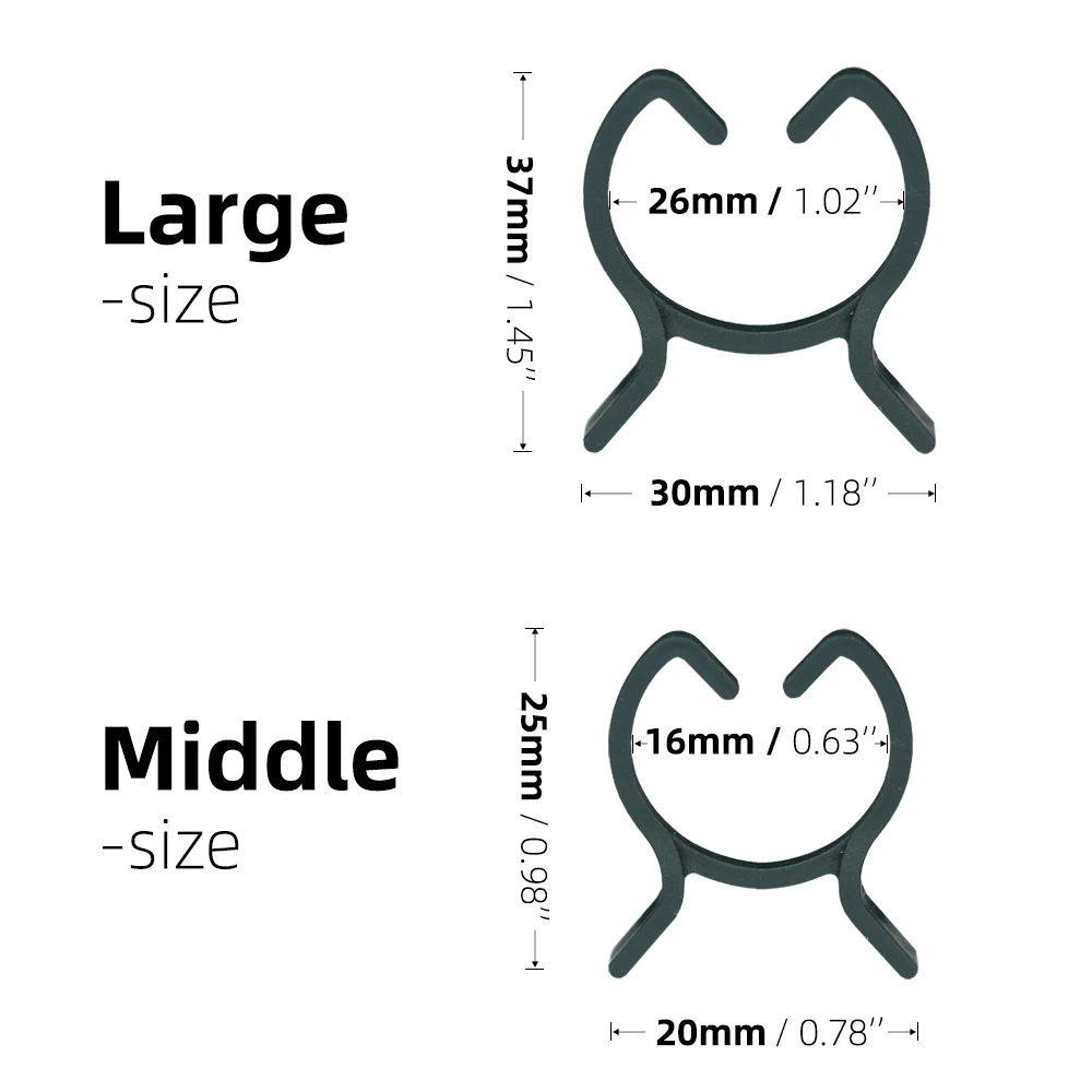 2 Sizes Plant Garden Clip Vegetable Plant Clip Suitable for Vegetable And Fruit Growth Fixed Support Support Fixed