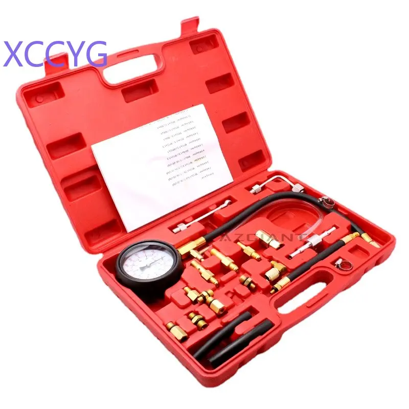 

XCCYG 0-140 PSI тестер топливного насоса инжектора манометр инструменты для определения давления топлива на бензине