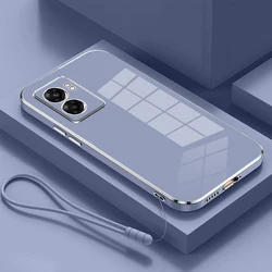 Luxury Plating Soft Silicone Case - Elegant Girly Design for OPPO A54S (Gs6D grey)