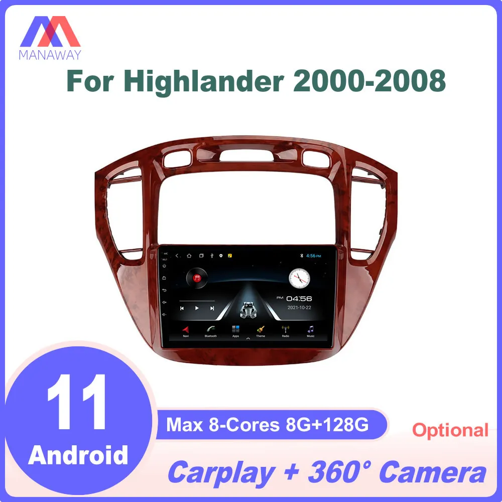 Автомагнитола на Android DSP CarPlay стерео мультимедийный видеоплеер навигация GPS для