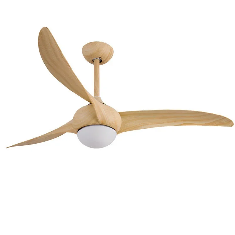 

52 Inch Lamp Ceiling Fans Light with Remote Control Included 3 Color Change ABS Blade Silent Copper Motor