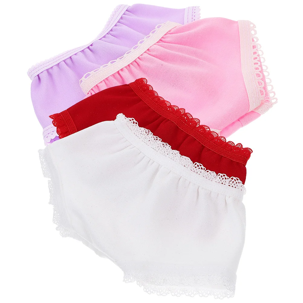 

4 Pcs 18 Inch Panties Accessory Accessories Toys Reusable For Dolls Baby Reborn