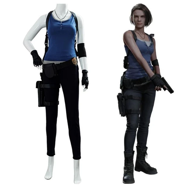 Resident Evil Cosplay para mulheres, traje de carnaval disfarçado para  meninas, ilha da morte, top e calça fantasia, Jill Valentine - AliExpress