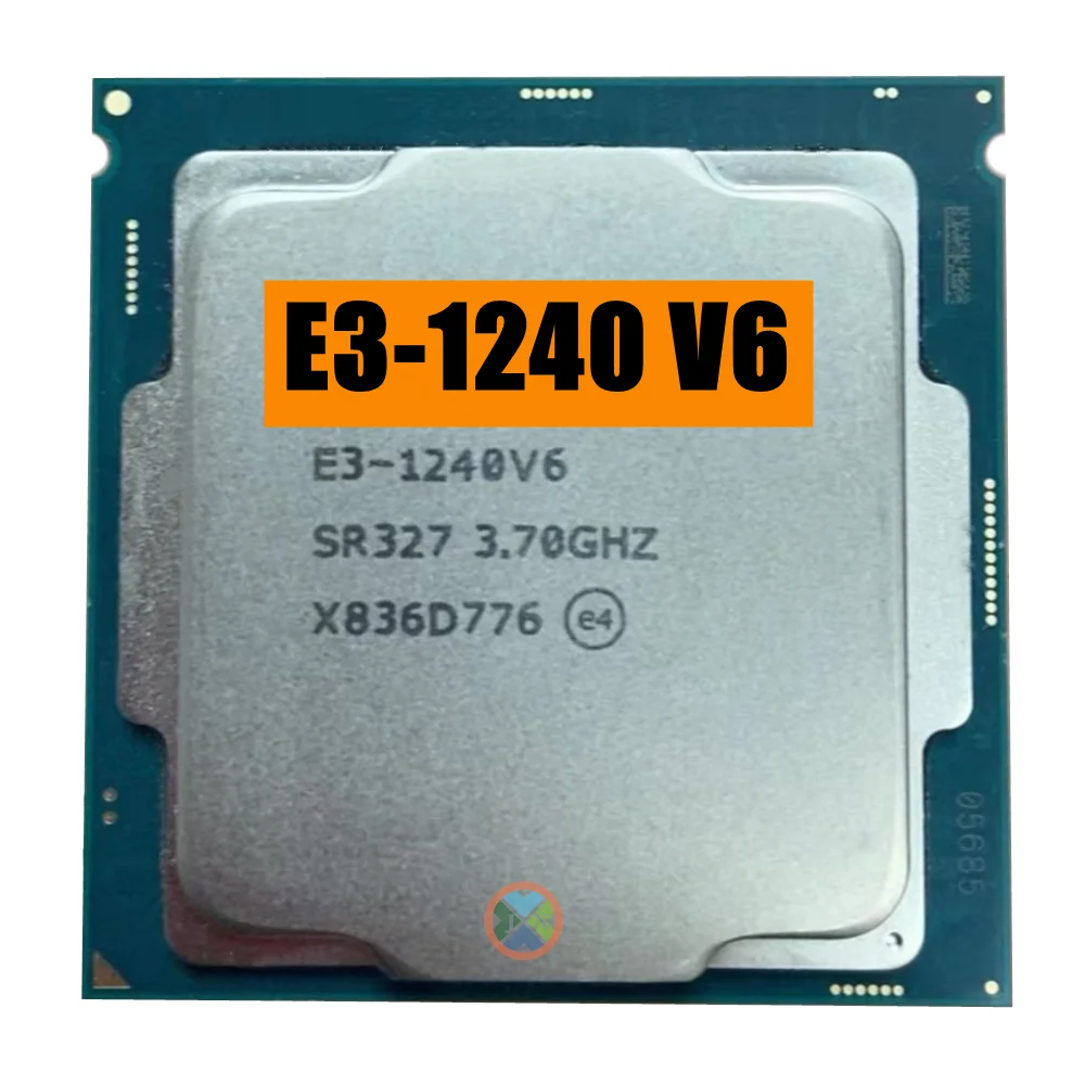 Processador Xeon Quad-core para Desktop e3 1240v6 e3 1240v6 3.70ghz 8m Lga1151 E31240 v6
