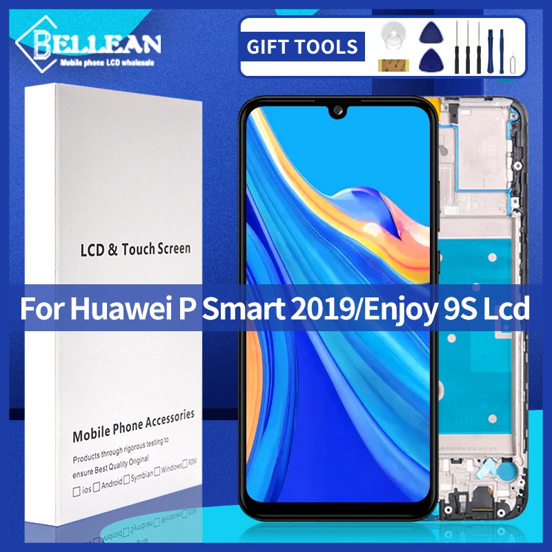 Catteny 6.2inch For Huawei P Smart 2019 Lcd Enjoy 9S Display With Touch Screen Digitizer Assembly Free Shipping Frame | Мобильные