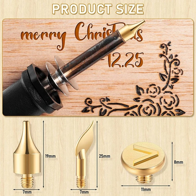 56 Pieces Wood Burning Tip Letter Wood Burning Tip Set Including Alphabet  Number For Wood Craft DIY Embossing Carving - AliExpress