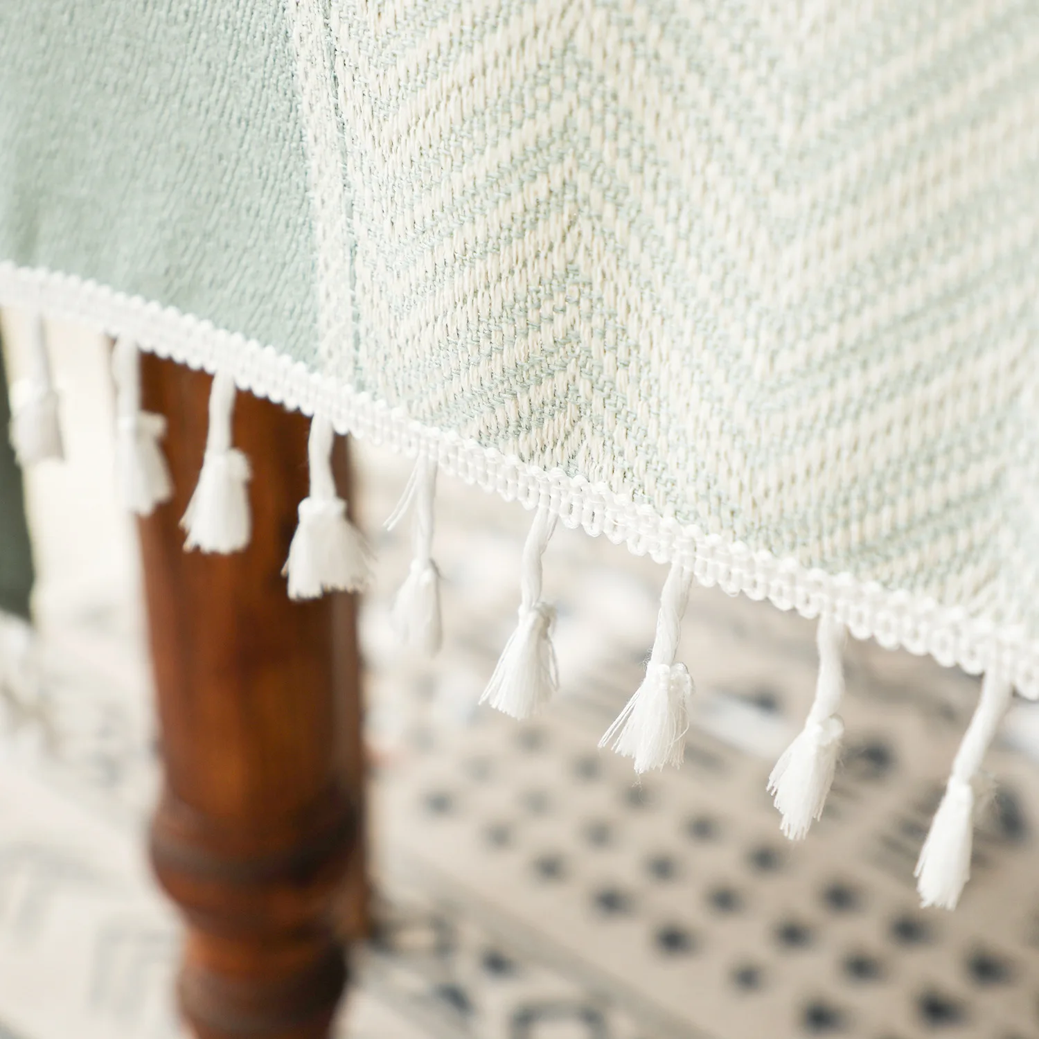Nordic Tablecloth Rectangular Tablecloth Table Cloth for table Pastoral Decorative Linen with Tassel Wedding Dining Table Cover Tea Cloth