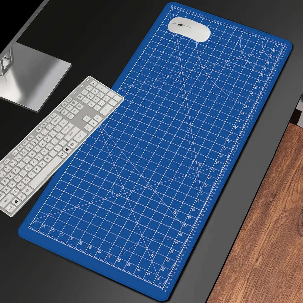 Anime Mousepad para Gamer Corte-mat Branco-sobre-preto Mouse Pad Acessórios de Computador Fit para Laptop Jogos Laptop Desktop - Imagem 6