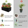 Garden Planting Bag with Handles Multi-size Felt Grow Bag Rectangle Planting Nursery Pot Vegetable Tomato Potato Planting 6