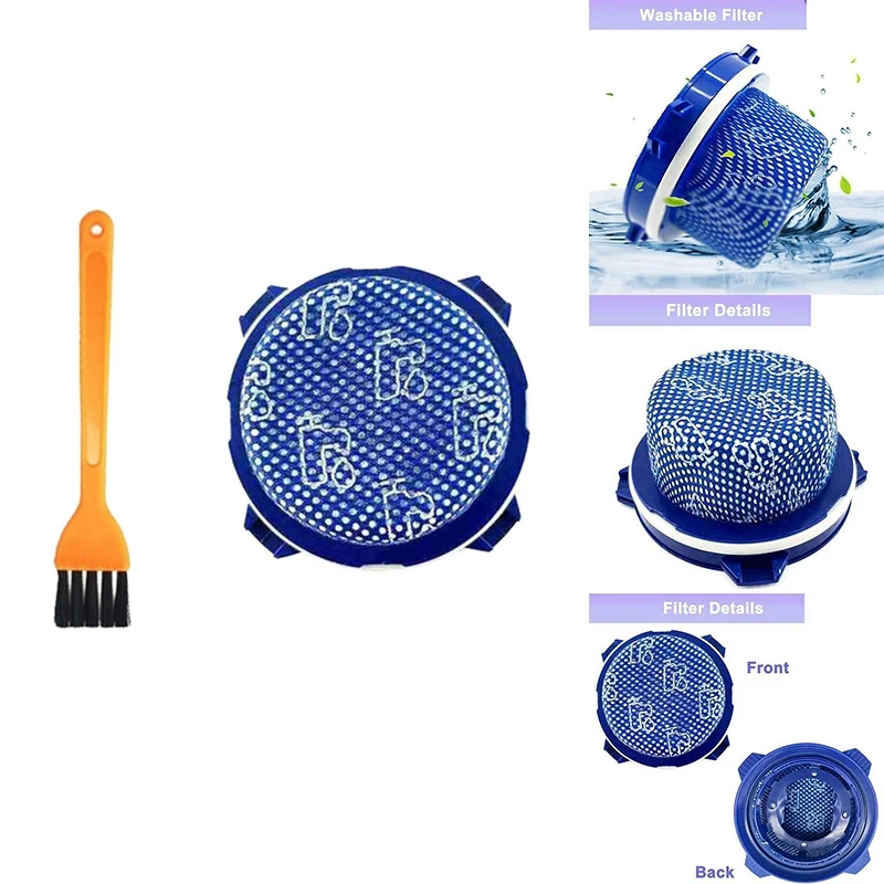 1Set Filtri Lavabili Per Samsung Jet 75 Jet 90 Jet 70 Jet 75 + Jet 60 Vs9000Rl Aspirapolvere, Sostituire No. Dj97-02649A