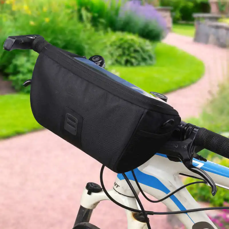 

Multifunction Bicycle Handle Bag Front Frame Phone Holder Case Bag Bike Front Top Tube Storage Bag For Mountain Bicycle