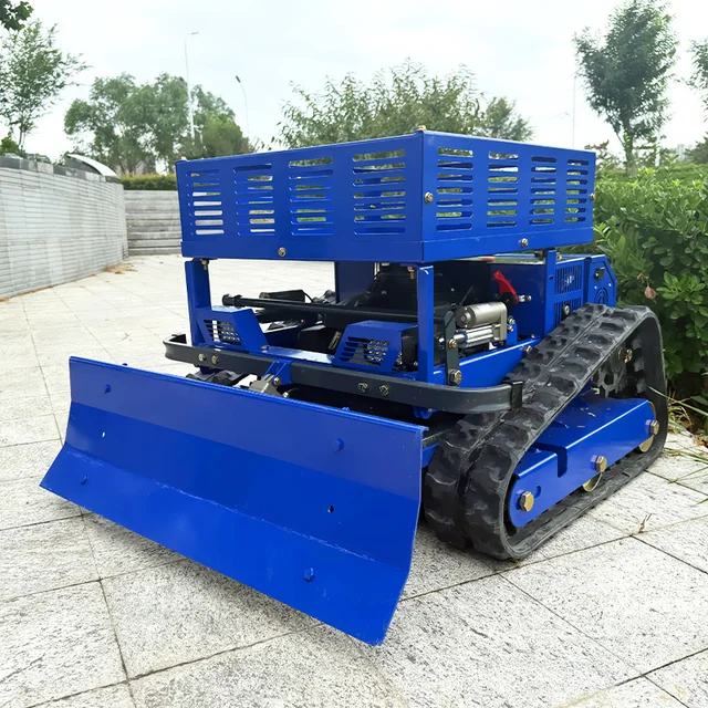 Customized Fast Shipping High Power Lawn Mower - CE Euro 5 Automated Self Propelled Remote Control Garden Crawler Grass Mower 6