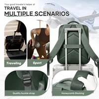 Ryanair 40x30x20 Travel Backpack Vacuum Compression Backpack , Wizzair Cabin Bag 15.6" Laptop Travel Bag，Storage Bag, Schoolbag 6